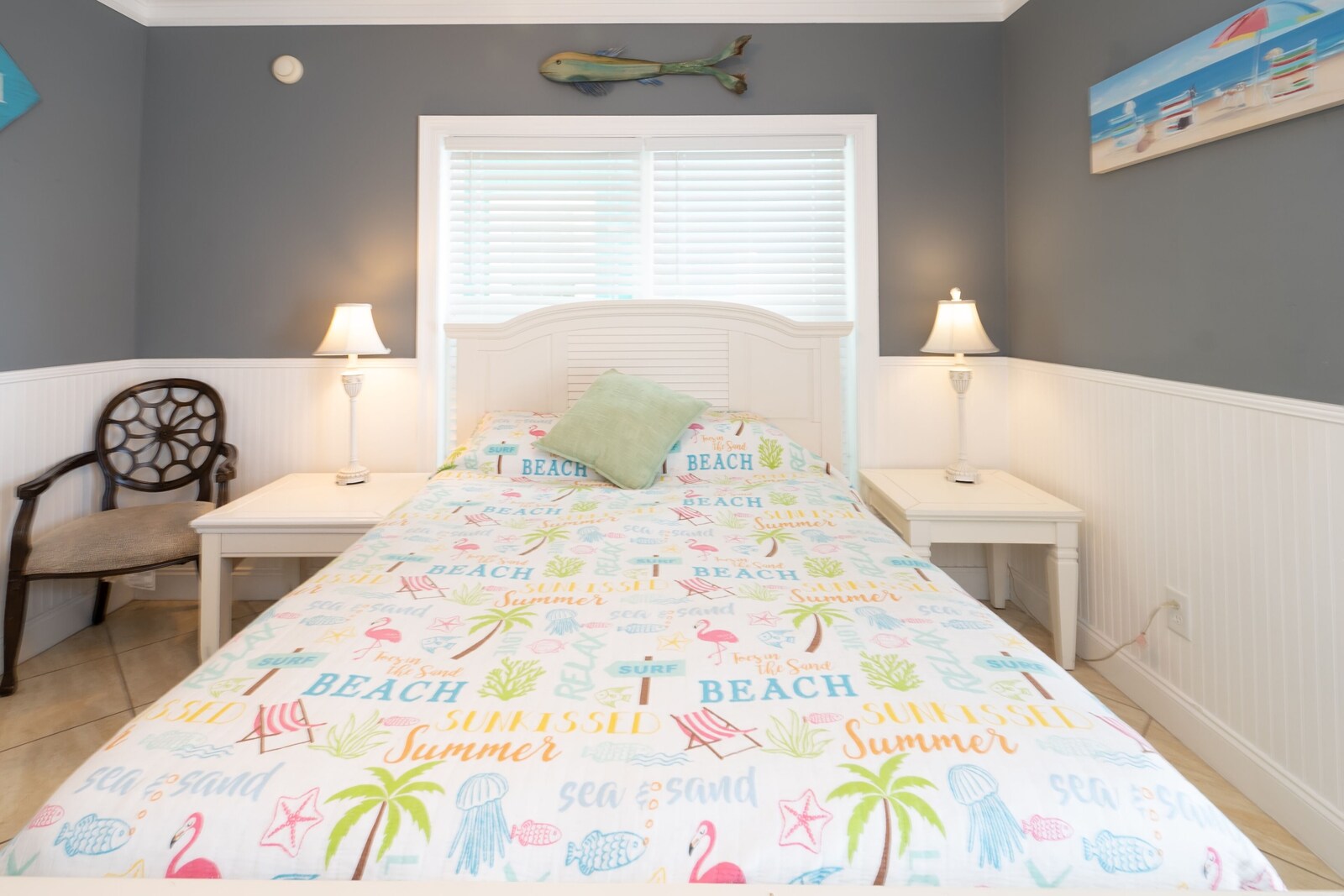 room, indoor, bed, private space, daytime, marine life at Albacore Adventure PCB