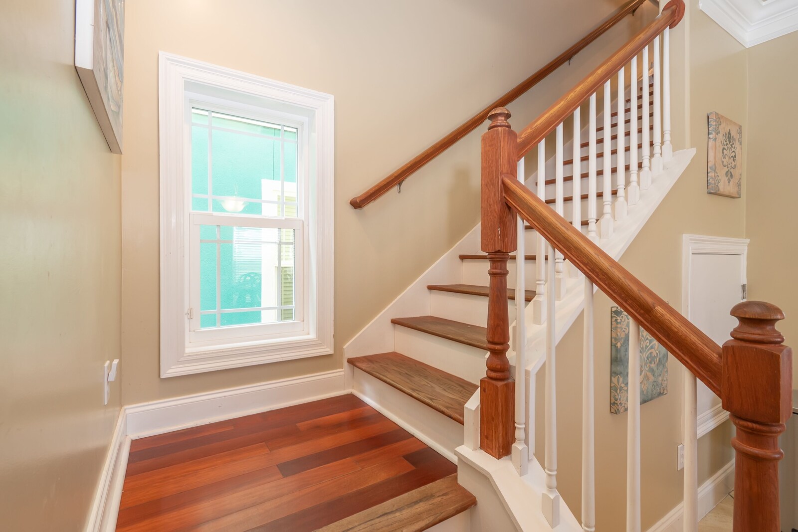 interior, indoor, interior staircase, handrail at Albacore Adventure PCB