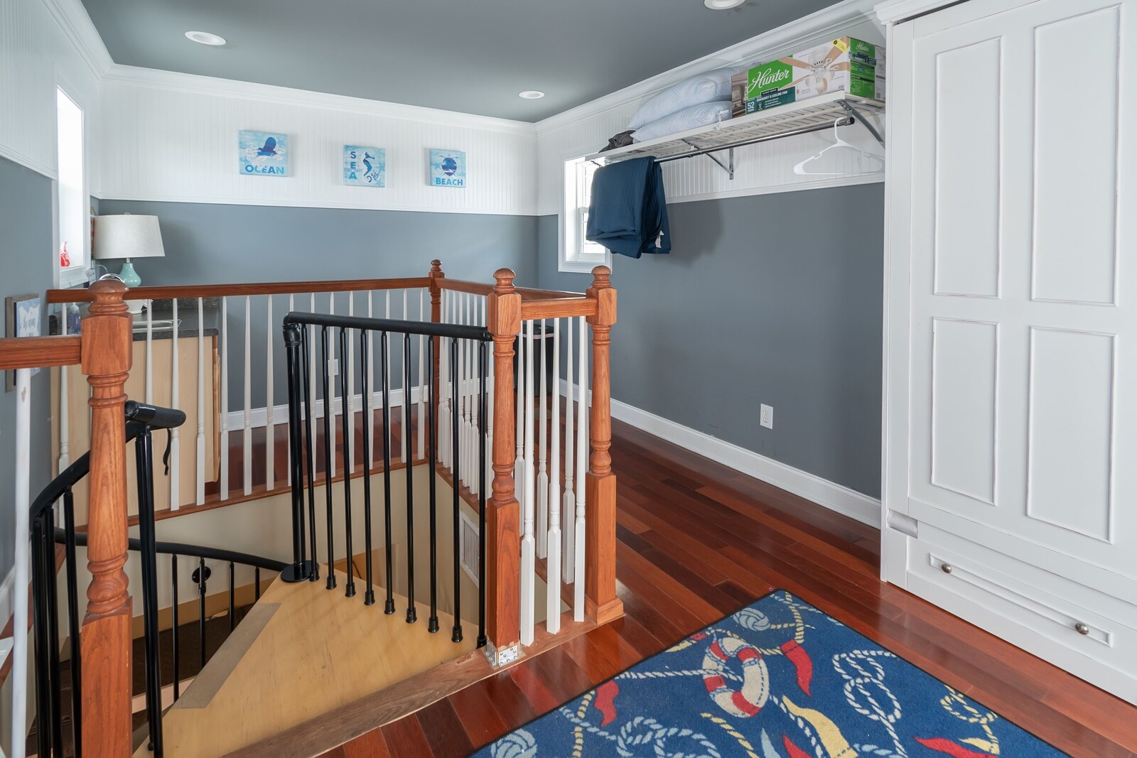 interior, indoor, interior staircase, handrail, daytime at Albacore Adventure PCB